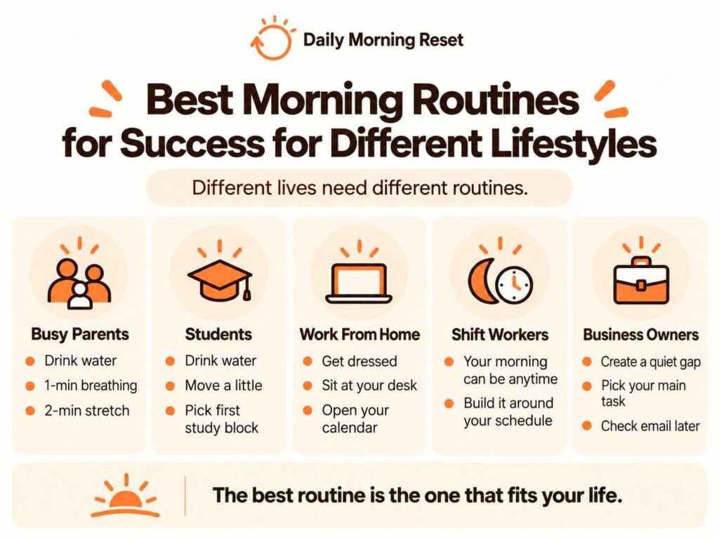 Best Morning Routines for Success for Different Lifestyles
